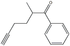 1-Phenyl-2-methyl-5-hexyn-1-one Structure