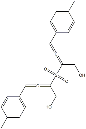 (4-Methylphenyl)(1-hydroxymethyl-1,2-propadienyl) sulfone 구조식 이미지