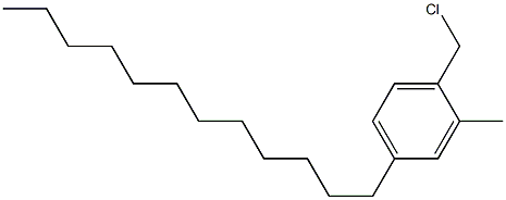 4-Dodecyl-2-methylbenzyl chloride Structure