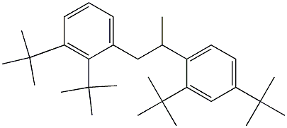 1-(2,3-Di-tert-butylphenyl)-2-(2,4-di-tert-butylphenyl)propane 구조식 이미지