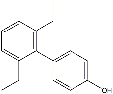 4-(2,6-Diethylphenyl)phenol Structure