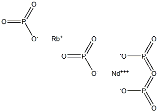 Rubidium neodymium metaphosphate 구조식 이미지