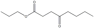 4-Oxooctanoic acid propyl ester 구조식 이미지