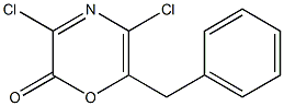 3,5-Dichloro-6-benzyl-2H-1,4-oxazin-2-one Structure