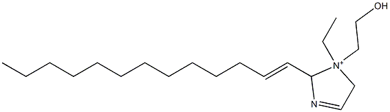 1-Ethyl-1-(2-hydroxyethyl)-2-(1-tridecenyl)-3-imidazoline-1-ium 구조식 이미지