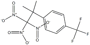 1-(1,1-Dimethyl-2,2,2-trinitroethyl)-4-trifluoromethylbenzene 구조식 이미지