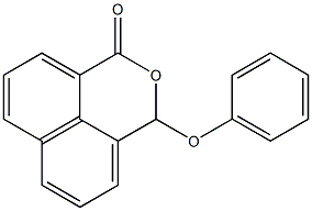 3-(Phenoxy)-1H,3H-naphtho[1,8-cd]pyran-1-one 구조식 이미지