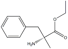 (R)-2-Amino-2-methyl-3-phenylpropionic acid ethyl ester 구조식 이미지