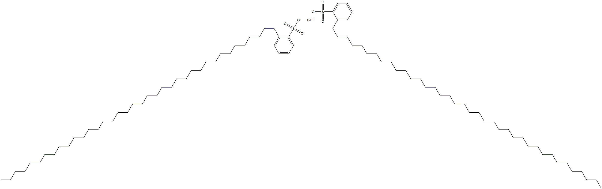 Bis[2-(octatriacontan-1-yl)benzenesulfonic acid]barium salt 구조식 이미지