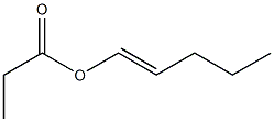 Propionic acid 1-pentenyl ester 구조식 이미지