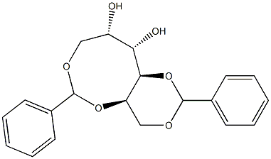 1-O,3-O:2-O,6-O-Dibenzylidene-L-glucitol Structure