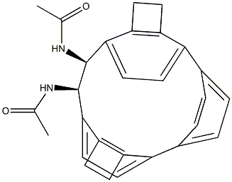 (1R,2S)-N,N'-Diacetyl-1,2-[p-phenylenebis(ethylene-4,1-phenylene)]-1,2-ethanediamine 구조식 이미지