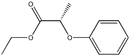 (S)-2-Phenoxypropanoic acid ethyl ester Structure