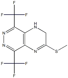 3-Methylthio-1,2-dihydro-5,8-bis(trifluoromethyl)pyrazino[2,3-d]pyridazine Structure