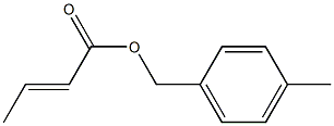 Crotonic acid 4-methylbenzyl ester Structure