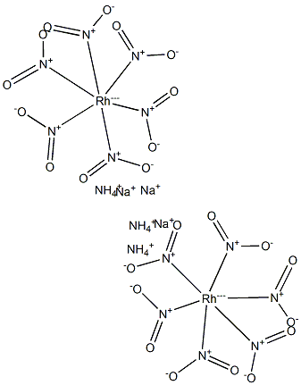 Sodium ammonium hexanitrorhodate(III) 구조식 이미지
