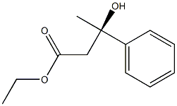 (R)-3-Phenyl-3-hydroxybutanoic acid ethyl ester 구조식 이미지