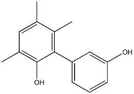 3,5,6-Trimethyl-1,1'-biphenyl-2,3'-diol Structure