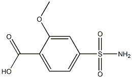 2-Methoxy-4-sulfamoylbenzoic acid Structure