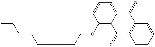 1-(3-Nonynyloxy)anthraquinone 구조식 이미지