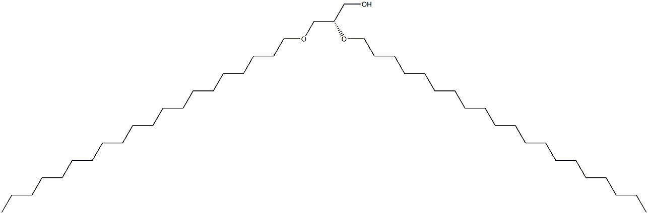 [S,(-)]-2-O,3-O-Diicosyl-D-glycerol 구조식 이미지