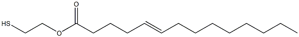 5-Tetradecenoic acid 2-mercaptoethyl ester Structure