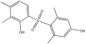2,4'-Dihydroxy-2',3,4,6'-tetramethyl[sulfonylbisbenzene] Structure