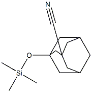 1-(Trimethylsiloxy)adamantane-3-carbonitrile 구조식 이미지