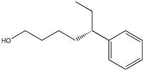 [S,(+)]-5-Phenyl-1-heptanol Structure