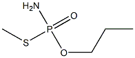 Amidothiophosphoric acid S-methyl O-propyl ester Structure