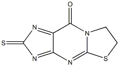 2-Thioxo-6,7-dihydrothiazolo[3,2-a]purin-9(2H)-one 구조식 이미지