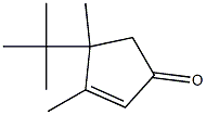 4-tert-Butyl-3,4-dimethyl-2-cyclopenten-1-one 구조식 이미지