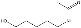 N-(5-Hydroxypentyl)acetamide 구조식 이미지