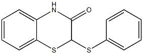 2-Phenylthio-2H-1,4-benzothiazin-3(4H)-one Structure