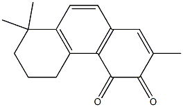 5,6,7,8-Tetrahydro-2,8,8-trimethylphenanthrene-3,4-dione 구조식 이미지