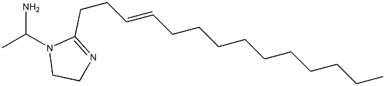 1-(1-Aminoethyl)-2-(3-tetradecenyl)-2-imidazoline 구조식 이미지