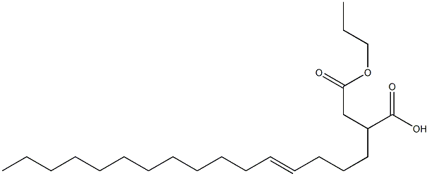 2-(4-Hexadecenyl)succinic acid 1-hydrogen 4-propyl ester 구조식 이미지