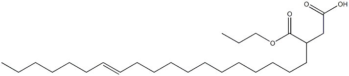 3-(12-Nonadecenyl)succinic acid 1-hydrogen 4-propyl ester Structure