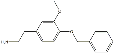 3-Methoxy-4-(benzyloxy)benzeneethaneamine 구조식 이미지