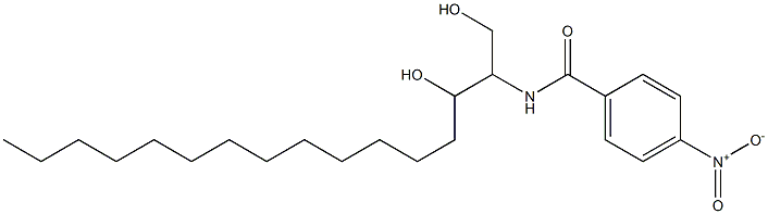 N-(1,3-Dihydroxyhexadecan-2-yl)-4-nitrobenzamide Structure