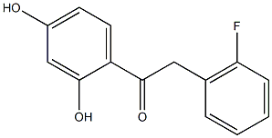 2,4-Dihydroxy-2'-fluorodeoxybenzoin Structure