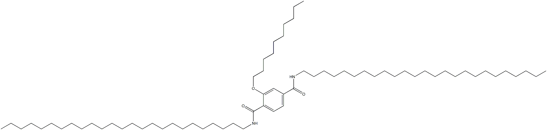 2-(Decyloxy)-N,N'-dipentacosylterephthalamide 구조식 이미지