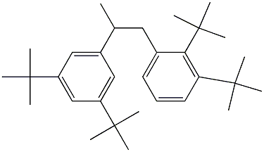 1-(2,3-Di-tert-butylphenyl)-2-(3,5-di-tert-butylphenyl)propane 구조식 이미지