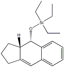 (3aS,4S)-4-(Triethylsilyloxy)-2,3,3a,4-tetrahydro-1H-benz[f]indene Structure