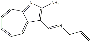 2-Amino-3-(allyliminomethyl)cyclohepta[b]pyrrole Structure