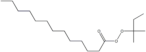 Tridecaneperoxoic acid 1,1-dimethylpropyl ester Structure