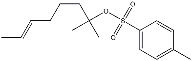 (E)-2-Methyl-6-octen-2-ol tosylate Structure