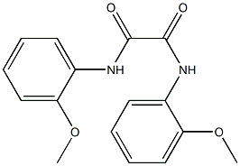 N,N'-Di(2-methoxyphenyl)oxamide Structure