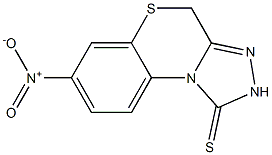 7-Nitro-2,4-dihydro-1H-[1,2,4]triazolo[3,4-c][1,4]benzothiazine-1-thione Structure