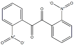 1,2-Bis(2-nitrophenyl)-1,2-ethanedione 구조식 이미지